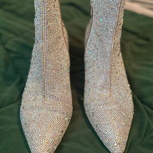 Betsy Johnson Glitter Boots
